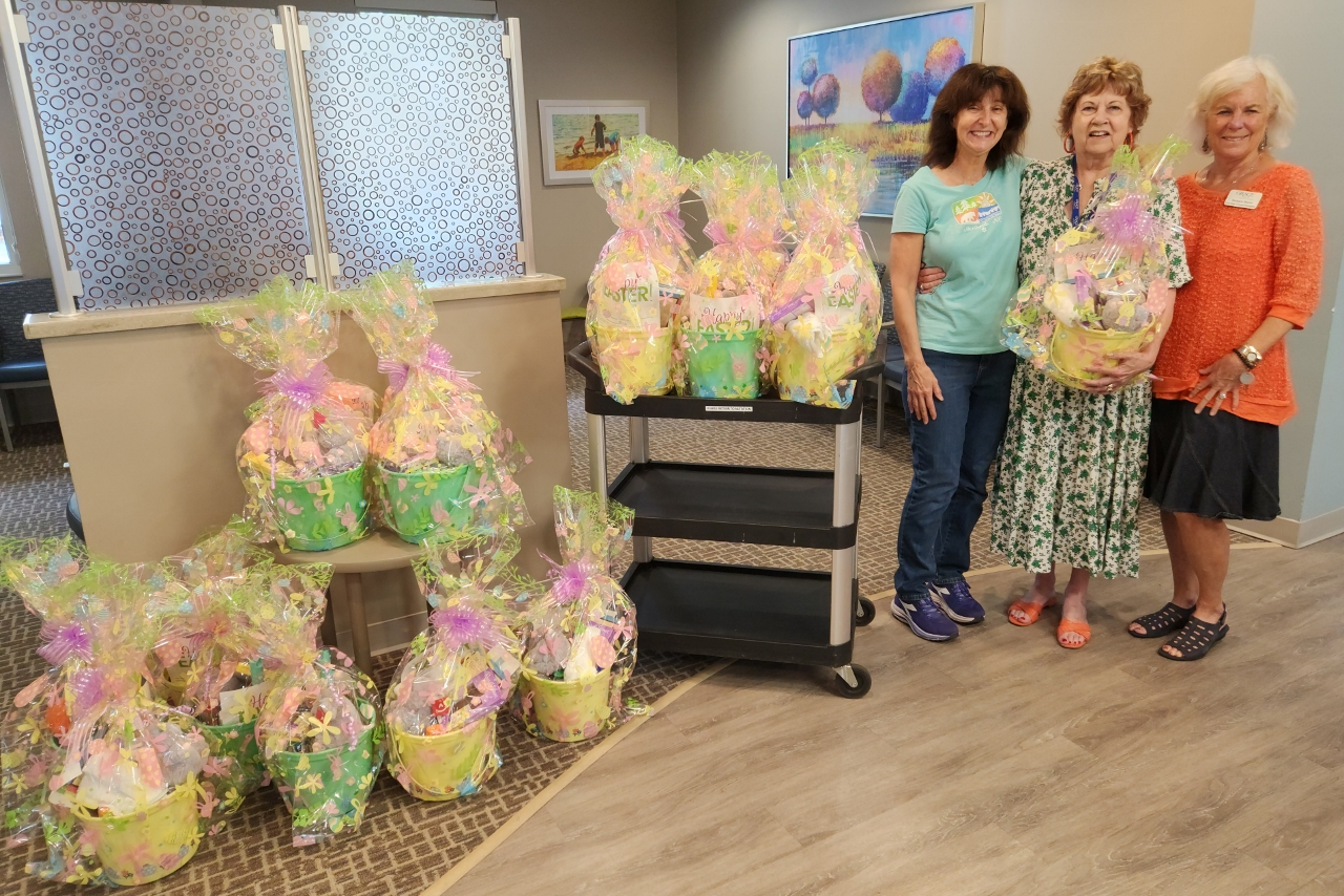 Delivering Easter Baskets to Grace Park Lake Presbyterian Church Orlando