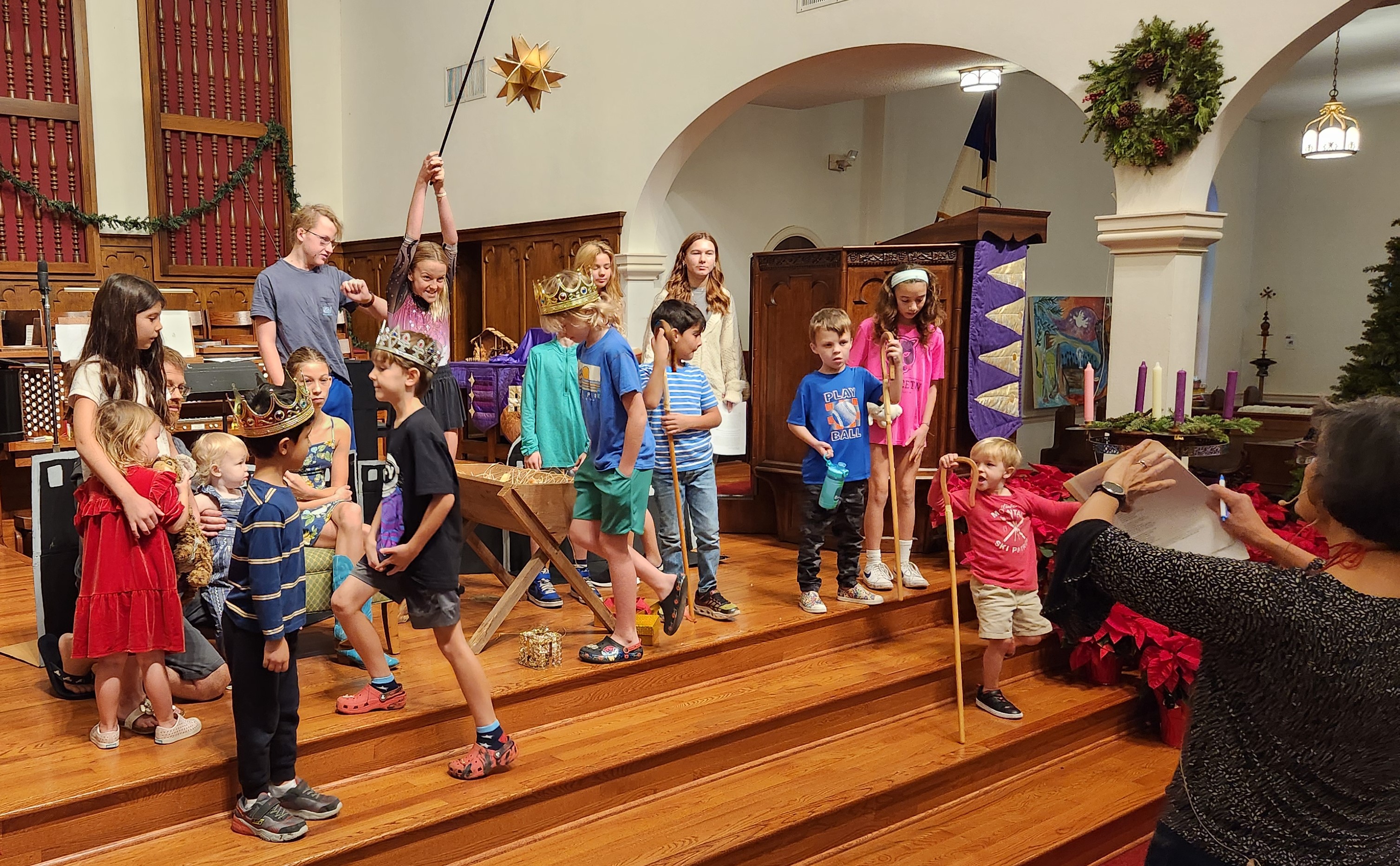 Children’s Nativity Practice Park Lake Presbyterian Church Orlando