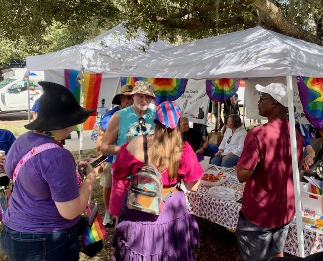 Pride 2025 booth